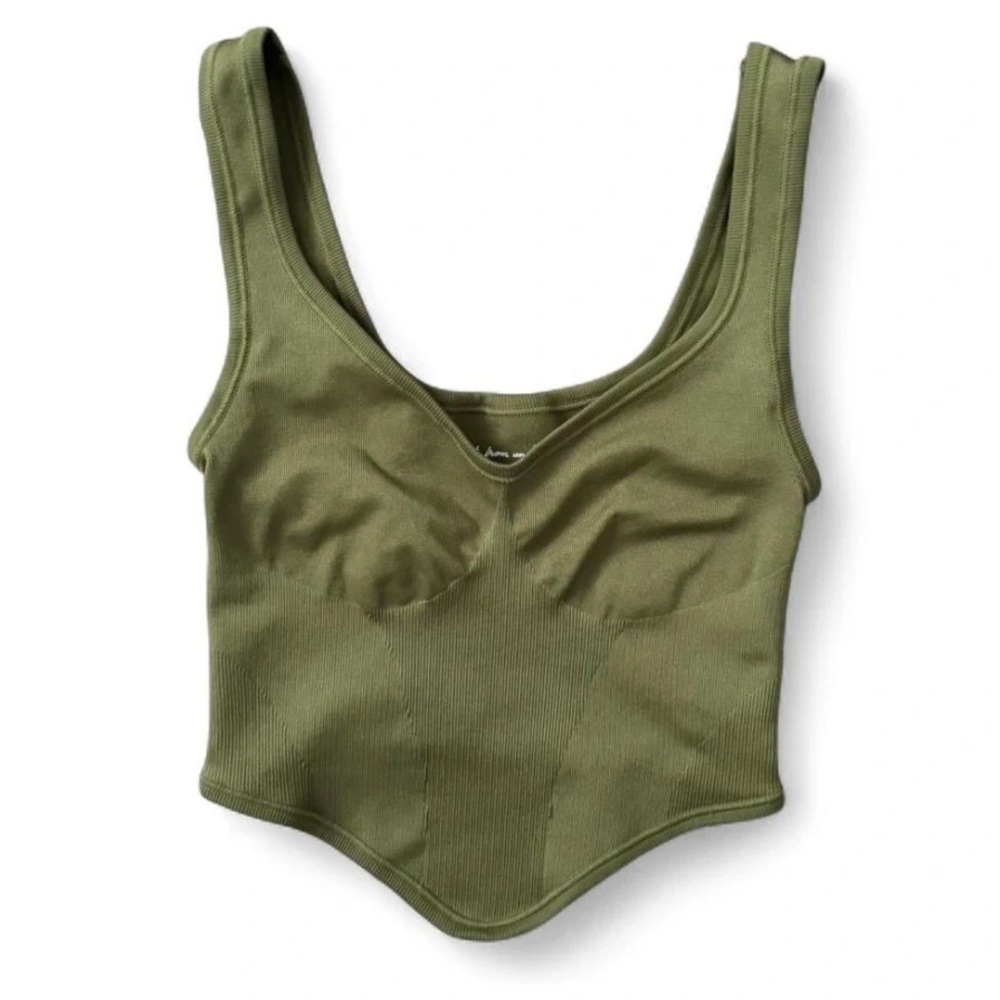 NWT UO Ribbed Seamless Corset Tank